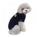 Pet Cozy Warm Fleece Clothes for Small Dog Cat Warm Fleece Pet Dog Clothes Cute Pet Coat Puppy Dogs Double Ply British Velvet Jacket French Bulldog Pullover Dog Clothing