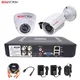 Kit de système de sécurité 5 en 1 2 pièces caméras 1080P 2mp DVR 4 canaux infrarouge AHD