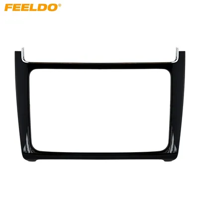 FEELDO-Kit de tableau de bord pour VW Polo 2014-2015 # AM2161 piano noir réaménagement de cadre de