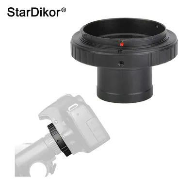 StarDikor – adaptateur de télescope 1.25 pouces avec anneau en T ensemble d'accessoires de caméra