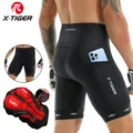 X-Tiger – cuissard de cyclisme pour hommes sous-vêtement rembourré en Gel 5D Rembourré Cuissard