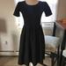 Lularoe Dresses | Black Rose Lularoe Amelia Dress | Color: Black | Size: Xs