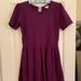 Lularoe Dresses | Lularoe Amelia Dress | Color: Purple | Size: M