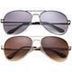 Newbee Fashion -2 Packs Classic Aviator Sunglasses Flash Full Mirror lenses for Men Women with Spring Hinge UV Protection