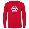 Bayern Munich Youth Primary Logo Long Sleeve T-Shirt - Red