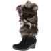 Pajar Womens Tara Fox Hair Cold Weather Winter Boots