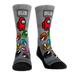 Jocestyle Fashion Game Socks Elastic Women Men Cotton Mid-calf Length Socks (Grey)