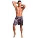 SUPERHOMUSE Men's Smooth Solid Sleep Bottom Shorts Loose Underwear Satin Pajama Pants, Assorted Colors