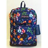 Austin Backpack Limit Edition Color Multi Navy Mountain Meadow Laptop Leather School Book