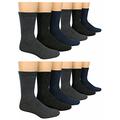 SOCKS'NBULK 12 Pairs of Mens Heavy Duty Wool Blend Winter Warm Work Socks