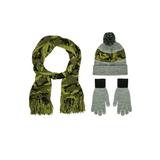 Berkshire Fashions Men's Cold Weather Hat, Glove, Scarf 3 Piece Gift Set