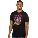 StarCraft II Mens T-Shirt - StarCraft II That's How We Roll Zerg Attack Image (4X-Large, Black)