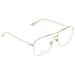 Dior Gold Aviator 57 mm Eyeglasses DIORSTELLAIREO3J57