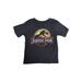 Jurassic Park Toddler Boys Gray Short Sleeve Raptor Dinosaur Tee Shirt