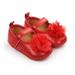Baby Girls Princess Shoes Soft Sole Anti-slip Sparkle Shoes Prewalker Crib Shoes