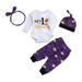 Wayren USA My First Halloween Baby Girl Boy Costumes Outfits Romper Pumpkin Pants Hat Outfits Set 12-18 Months