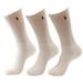 polo ralph lauren crew sport socks 3-pack, one size, white