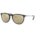 Ray-Ban Women's Gradient Erika RB4171F-601-5A57-18 Black Round Sunglasses