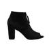INC International Concepts Womens KIRSIF Fabric Open Toe Ankle Fashion Boots