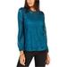 Michael Kors Womens Lace Waist Pullover Blouse