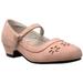 Sobeyo Kids Dress Shoes Mary Jane Ankle Strap Closed Toe Pumps Pink Sz 1