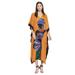 Oussum Plus Size Kaftan for Women Evening Gown Maxi Dress Beachwear Sundress Kimono Sleeve Caftan Casual Dresses Online
