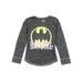 DC Comics Little Girls' Toddler Batgirl Long Sleeve Tee, Black (4T)