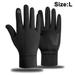 Peroptimist Winter Gloves,Touch Screen Running Thermal Driving Warm Gloves Black L