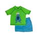 Carters Infant & Toddler Boys T-Rex Dinosaur Rash Guard Shirt & Swim Trunks