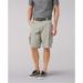 Lee Men's Belted Wyoming Cargo Shorts - Cement, Cement, 36