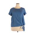 Pre-Owned LC Lauren Conrad Women's Size XXL Short Sleeve Blouse