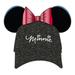 Disney Adult Minnie Glitter Ears Hat, Black Red