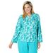 Only Necessities Women's Plus Size Waffle Knit Short Robe