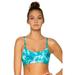 B. Swim Deep Dive Belize Bralette Bikini Top D Cup / Green