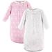 Hudson Baby Boy and Girl Cotton Sleeping Bag, 2 Pack - Pink