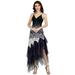 Ever-Pretty Women's High Low A-line Sleeveless Lace Backless Prom Dress 6212B Purple US16
