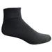 Unisex Toddler Wholesale Cotton Quarter Ankle Socks - Black Ankle Socks For Toddlers - 2-4 - 60 Pack