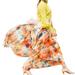 Womens Floral Skirt Dress Boho Long Maxi Full Beach Sun Dress Evening Dresses