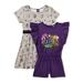 Descendants Girls Flutter Sleeve Romper and Fit and Flare Dress, 2-Pack, Sizes 4-18