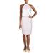 Aqua Womens Mock Ruched Bodycon Dress