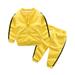 Baby Girl Clothes Cotton Long Sleeve Solid Zipper Jacket+pants 2pcs Bebes Tracksuit Baby Boy Clothing Set