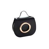 Women's Fashion Solid Color Leather Messenger Bag Shoulder Bag Chest Bag Leather Handbag Women's Handbag Bag