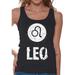 Leo Tank Tops for Women Zodiac - Astrology Gifts Leo for Birthday