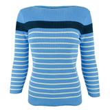 Lauren Ralph Lauren Women's Plus Cotton-Blend Boatneck Sweater