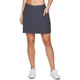 RBX Active Women's Athletic Zipper Pocket Woven Skort With Inner Bike Short