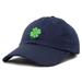 DALIX Four Leaf Clover Hat Baseball Cap St. Patrick's Day Cotton Caps Navy Blue