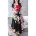 Junior Summer Holiday Long Floral Dress