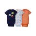 Gerber Newborn Baby Boy Assorted Short Sleeve Onesies Bodysuits, 3-Pack