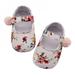 Xinhuaya Floral Newborn Baby Shoes Prewalker Soft Soled Anti-slip Girls Shoes Footwear