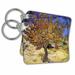 3dRose Van Gogh Mulberry Tree - Key Chains, 2.25 by 2.25-inch, set of 2